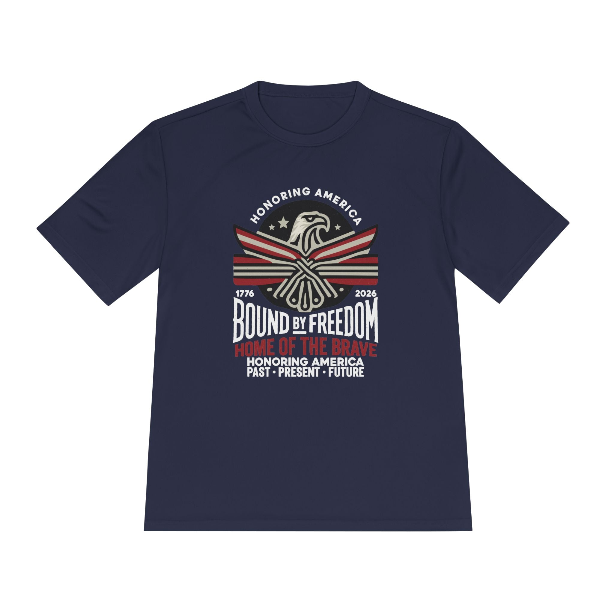 Bound By Freedom Eagle T‑Shirt — Home of the Brave Patriotic Tee